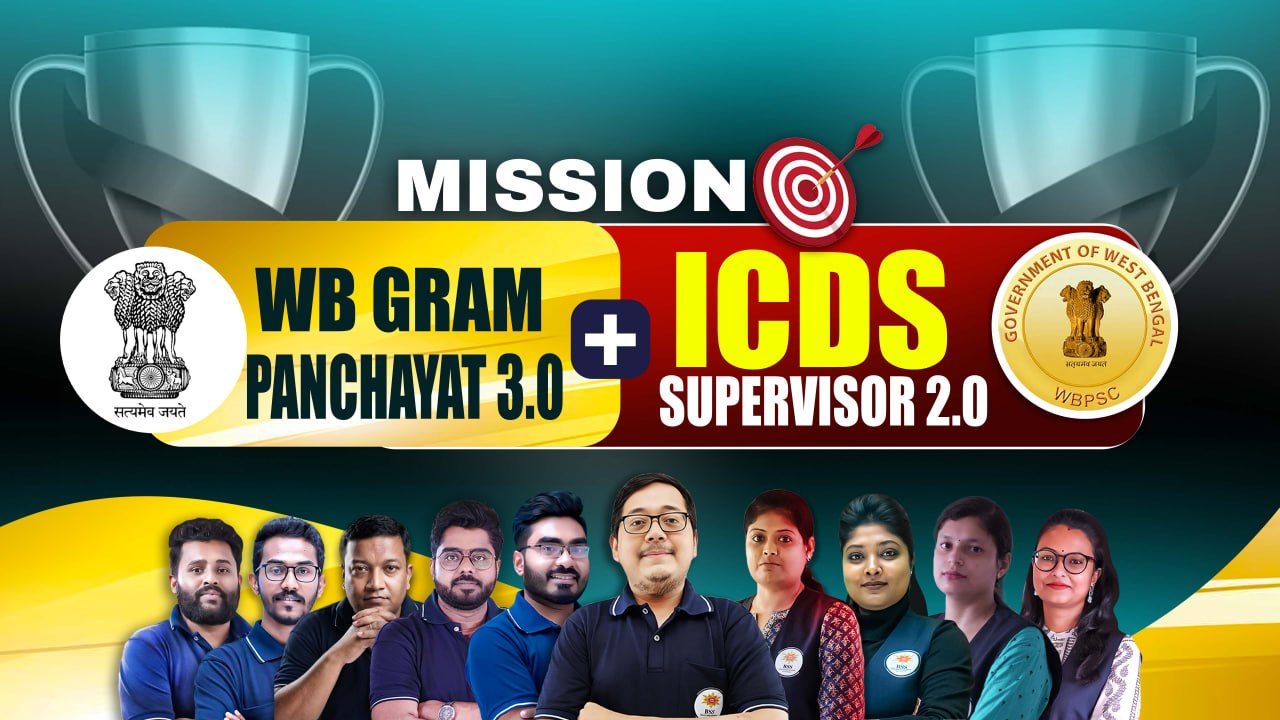 Mission ICDS Supervisor (2.0) + WB Gram Panchayat (3.0) 2026