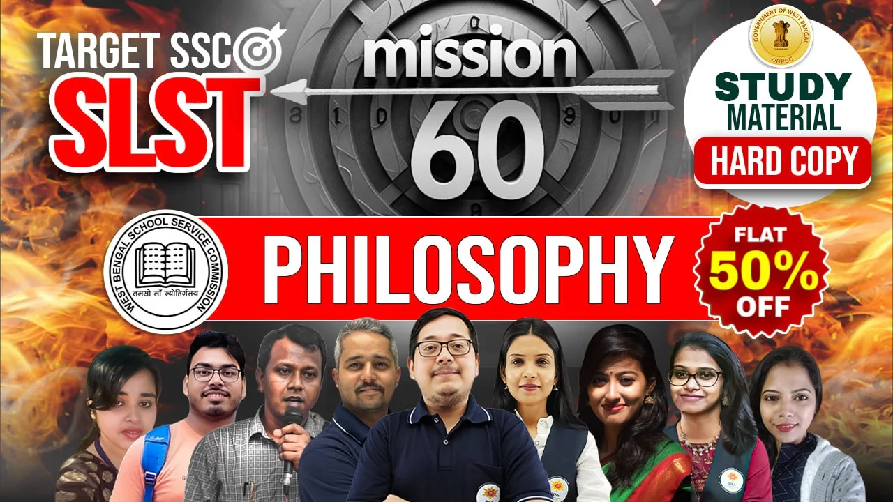 Online Batch for WB SSC SLST Philosophy with study material